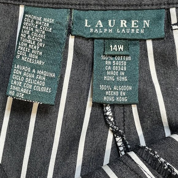Black White Striped Cropped Pants
Lauren Ralph Lauren Womens Capri Size 14 - Picture 4 of 7